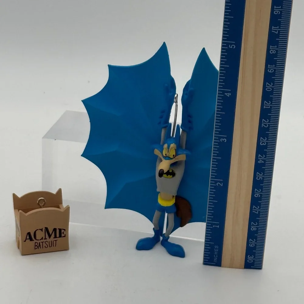 Hallmark 2023 Wile E. Coyote as Batman WB 100th Anniversary Ornament Set 2pc